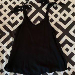 Black tank top